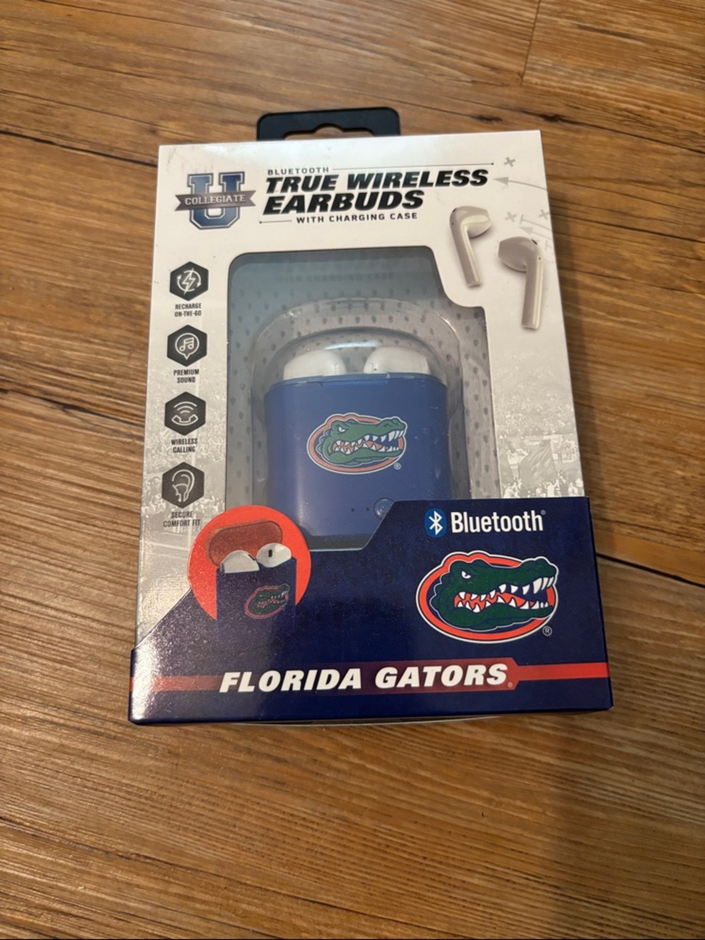 Florida Gators Bluetooth True Wireless Earbuds with Charging Case - Blue